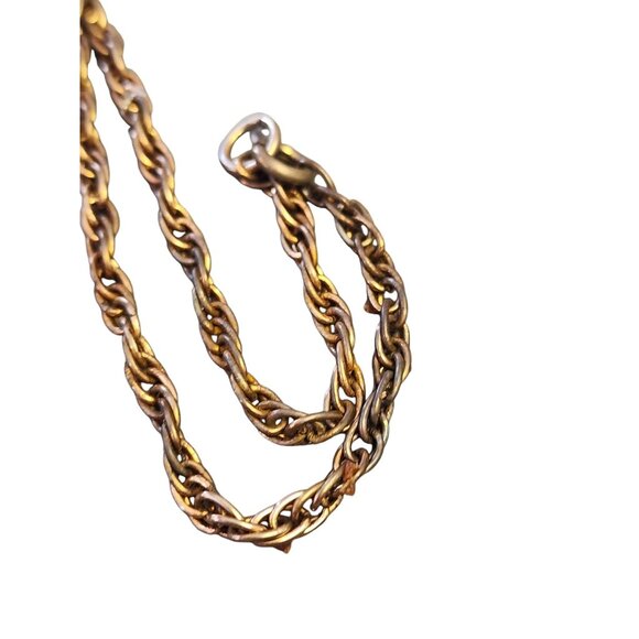 Antique Czech Painted Porcelain Portrait Necklace (A5727) - Picture 4 of 8